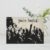 コンサートの招待状の動揺してな石 招待状 (スタンド正面)