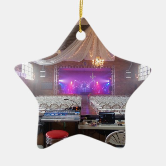 コンサートの準備 セラミックオーナメント (正面)