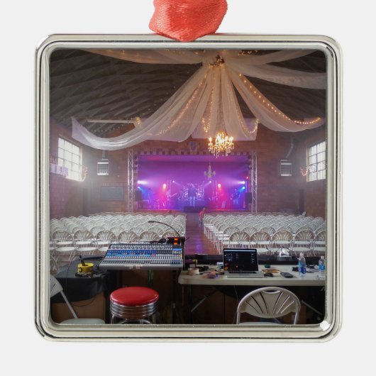 コンサートの準備 メタルオーナメント (正面)