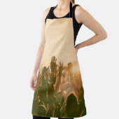 コンサートの観衆 – レトロスタイルフォトコンサート、crowd、 エプロン (インサイチュ)