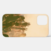 コンサートの観衆 – レトロスタイルフォトコンサート、crowd、 Case-Mate iPhoneケース (裏面 (横))