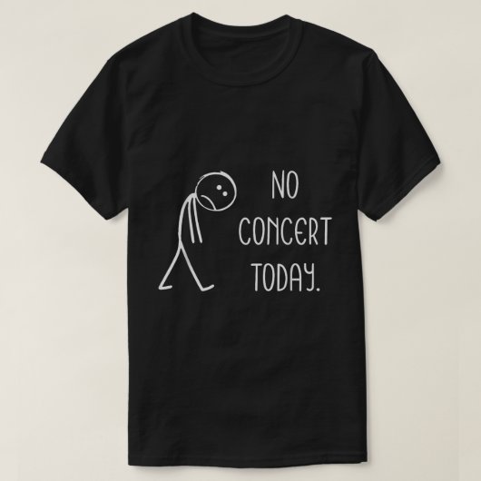 コンサートはお休み ファニーマッスルシャツ Tシャツ (デザイン正面)