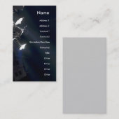 コンサートは名刺の垂直をつけます 名刺 (正面/裏面)