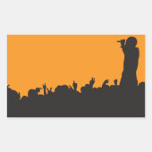 コンサートクラウドステッカー 長方形シール (正面)