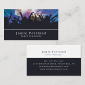 コンサートクラウド、パーティーイベントプランナー 名刺 (正面/裏面)