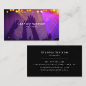 コンサートクラウド、プロフェッショナルボーカリスト 名刺 (正面/裏面)