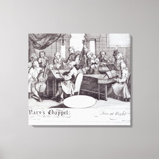 コンサートチケットマリーチャペル キャンバスプリント (正面)