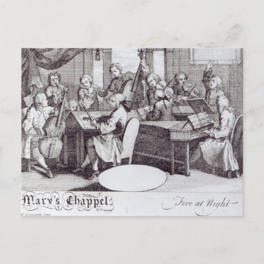 コンサートチケットマリーチャペル ポストカード (正面)