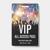 コンサートチケットVIPオールアクセスパス バッジ (正面)