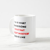 コンサートマスターのアシスタント素晴らし、コーヒーマグ コーヒーマグカップ (正面左)