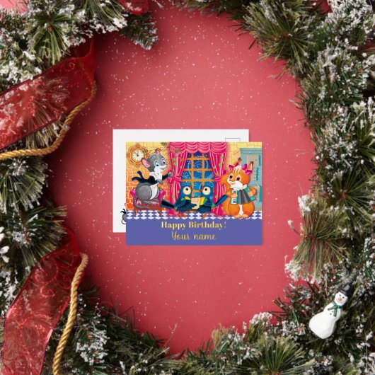 コンサートヤング・アニマル 箔シーズンポストカード (インサイチュ)