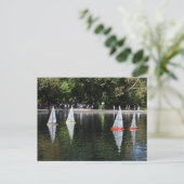 コンサートリーウォーターセントラルパークボートポンドニューヨーク ポストカード (スタンド正面)