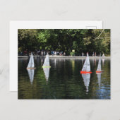 コンサートリーウォーターセントラルパークボートポンドニューヨーク ポストカード (正面/裏面)