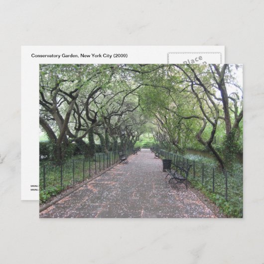 コンサートリーガーデンセントラルパークニューヨークシティNYC ポストカード (正面/裏面)