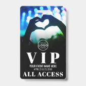 コンサートロゴオールアクセスイベントVIPバッジ バッジ (正面)