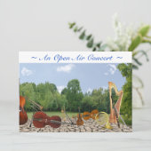 コンサート招待状 招待状 (スタンド正面)