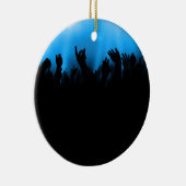 コンサート群衆 セラミックオーナメント (右)