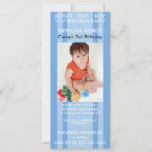 コンサート誕生日 招待状 (正面)