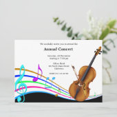 コンサート音楽 招待状 (スタンド正面)