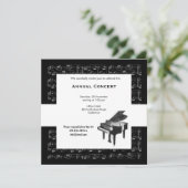コンサート音楽 招待状 (スタンド正面)