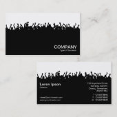 コンサート02 – 白黒 名刺 (正面/裏面)