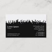 コンサート02 – 白黒 名刺 (裏面)