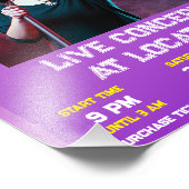 コンサート8 x 10写真の拡大 フォトプリント (角)