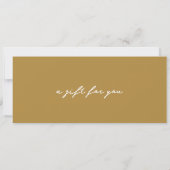 コンサート イベント ショー ゴールド ギフト チケット どんな行事でも 招待状 (裏面)