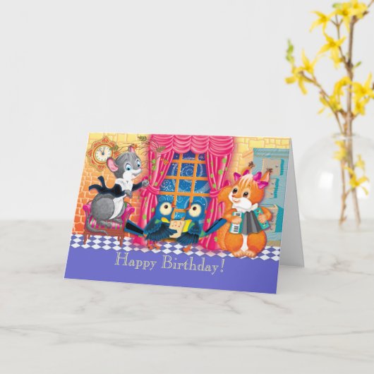 コンサート カード (黄色い花)