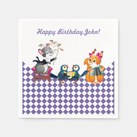 コンサート スタンダードカクテルナプキン (正面)