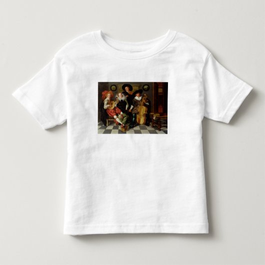 コンサート(パネルの油) トドラーTシャツ (正面)