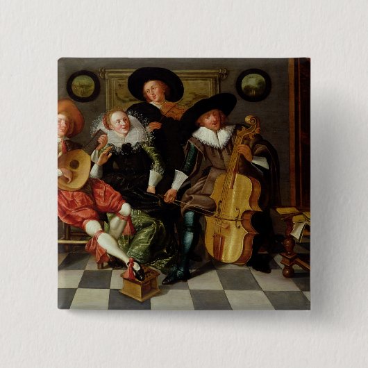 コンサート(パネルの油) 缶バッジ (正面)