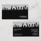 コンサート – ブラックとリットグレー 名刺 (正面/裏面)