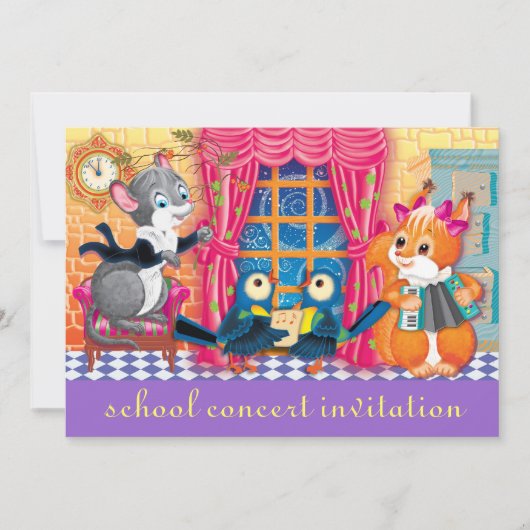 コンサート 招待状 (正面)