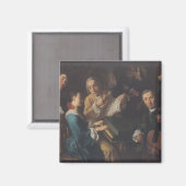 コンサート、c.1755 マグネット (正面/裏面)