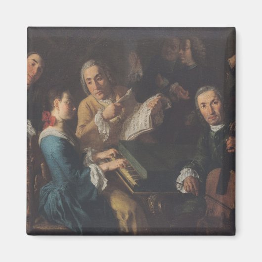 コンサート、c.1755 マグネット (正面)
