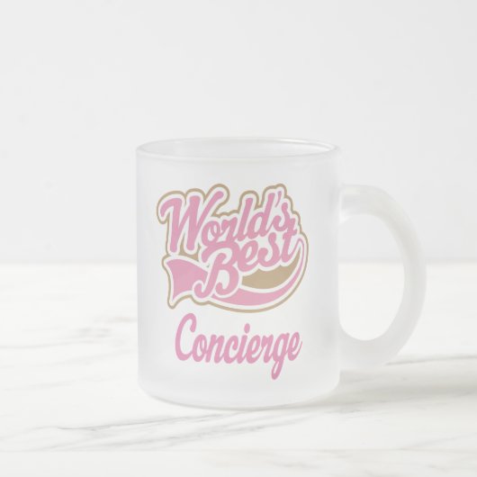 コンシェルジュのギフト(世界のベスト)のマグ フロストグラスマグカップ (右)