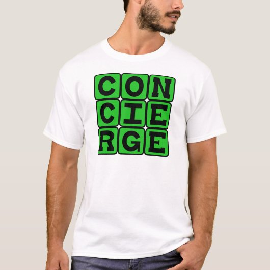 コンシェルジュ・サービス係 Tシャツ (正面)