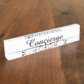 コンシェルジュ デスクネームプレート (側面)