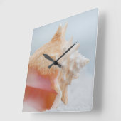 コンシュの貝|フロリダ スクエア壁時計 (傾斜)