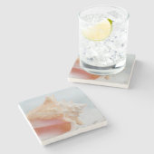 コンシュの貝|フロリダ ストーンコースター (横)