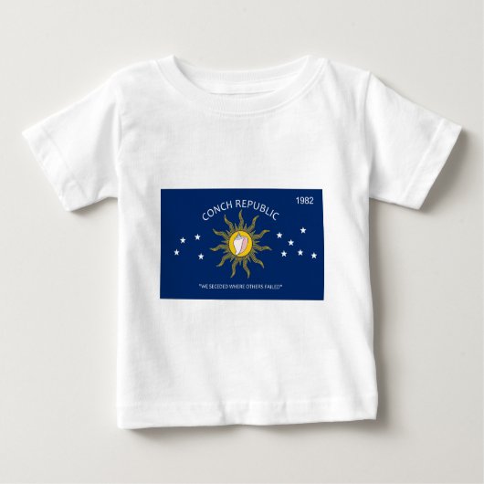 コンシュ共和国の旗 ベビーTシャツ (正面)