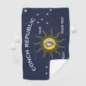 コンシュ共和国Key Westあなたの文字 ゴルフタオル (インサイチュ)