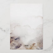 コンシンプルチシーシェルサンディビーチ 箔招待状 (裏面)