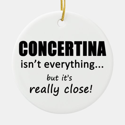 コンシーナは全てではない セラミックオーナメント (正面)