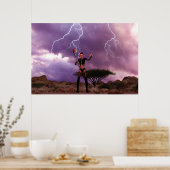 コンジュアル照明ダズスタジオデジタルアート ポスター (キッチン)