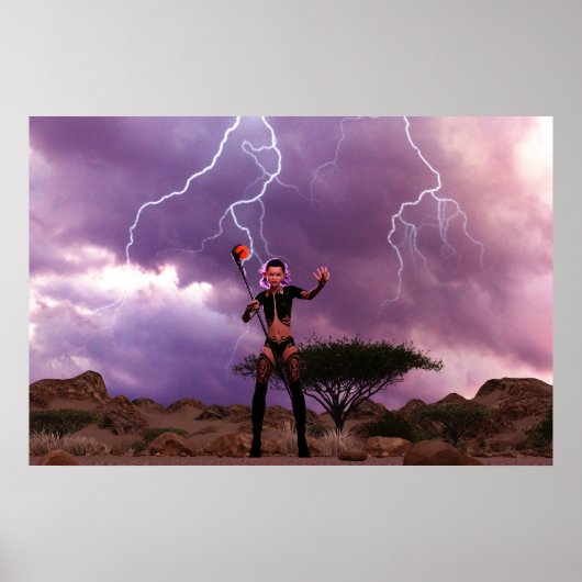 コンジュアル照明ダズスタジオデジタルアート ポスター (正面)