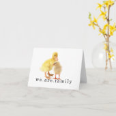 コンジュアル養子縁組カード カード (黄色い花)