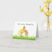 コンジュアル養子縁組カード カード (黄色い花)