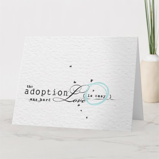 コンジュアル養子縁組カード カード (正面)